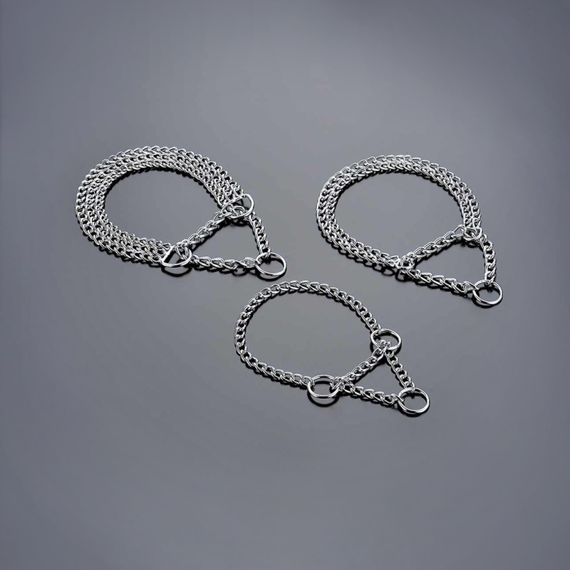 SL207 Single/Double/Triple Half Choke Chain Collar